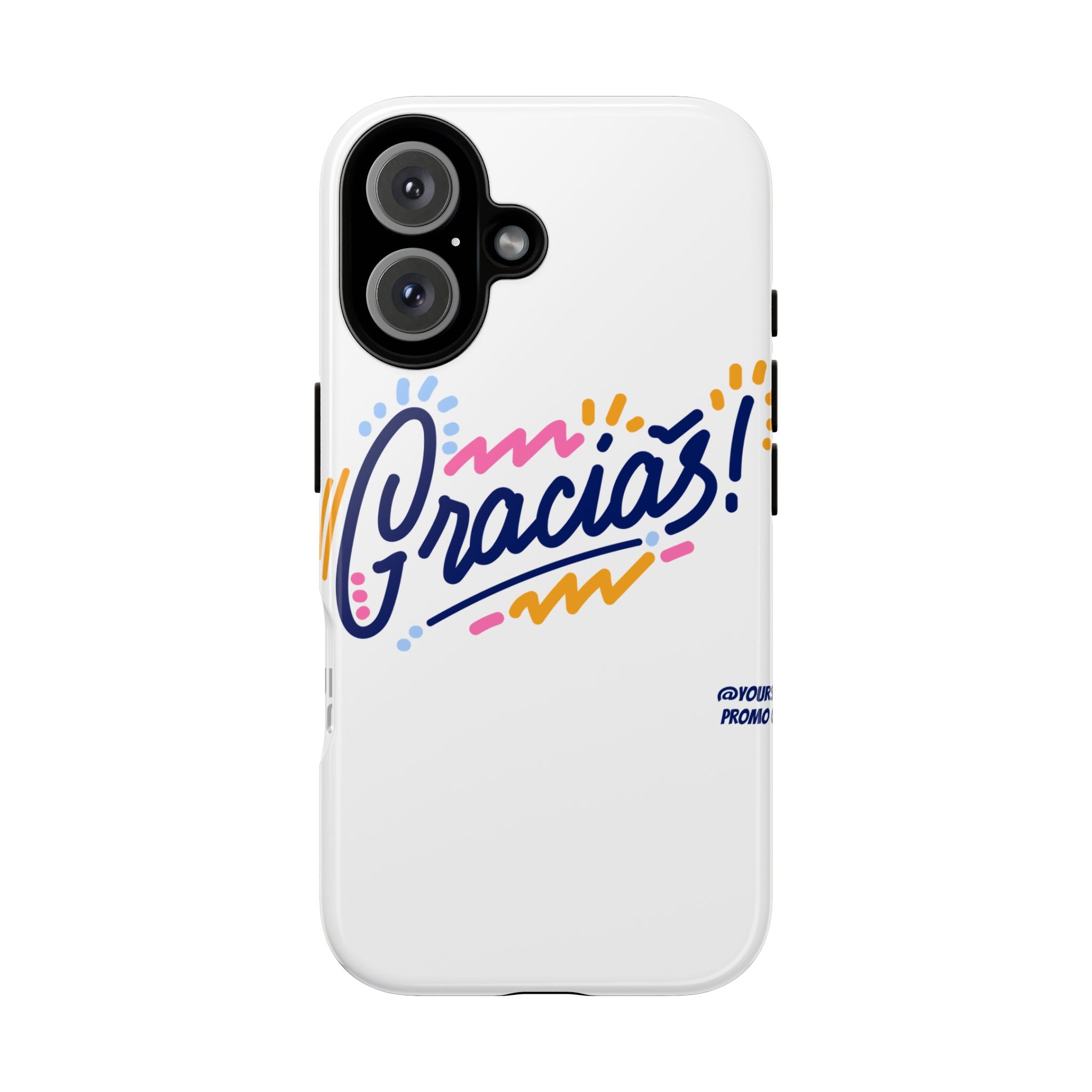 Gracias Tough Phone Case — Colorful Thank You Protective Cover
