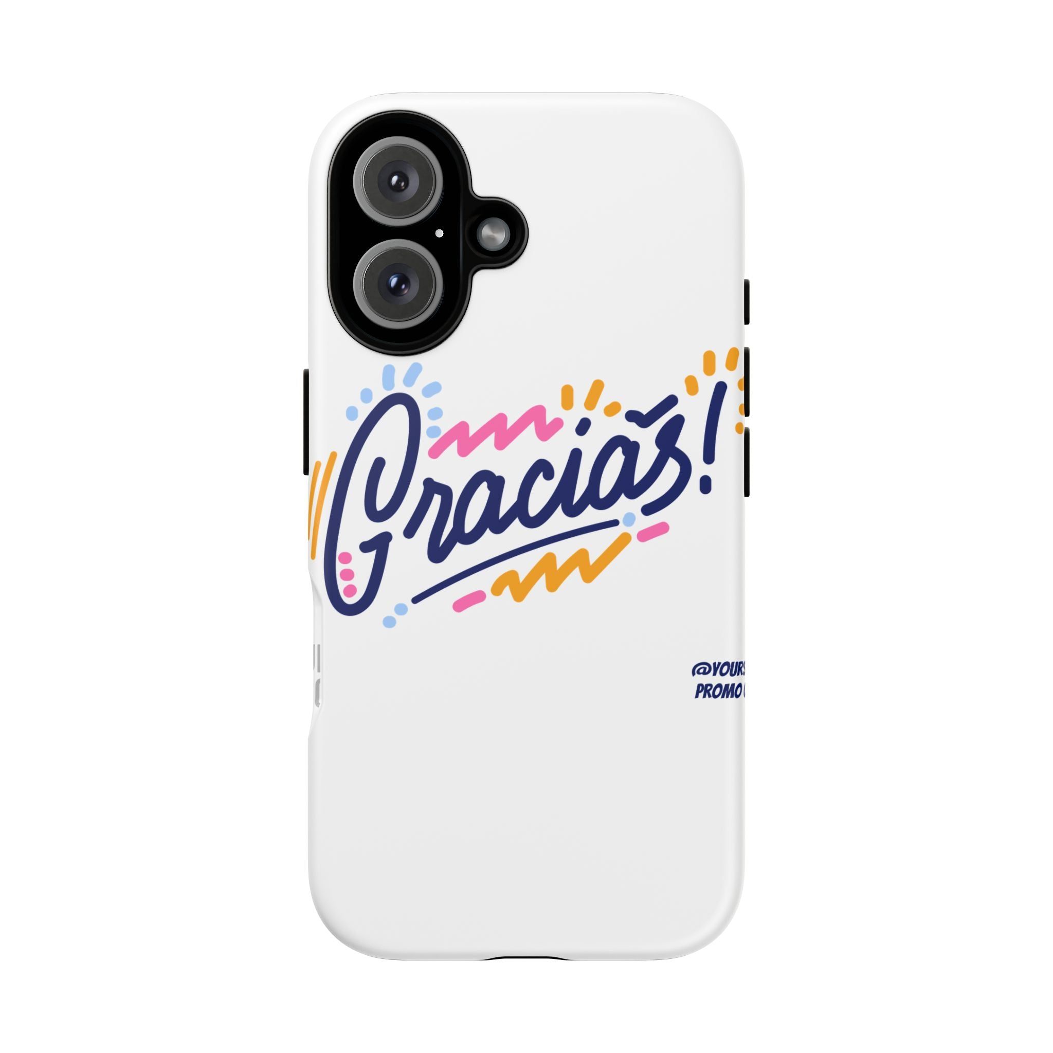 Gracias Tough Phone Case — Colorful Thank You Protective Cover