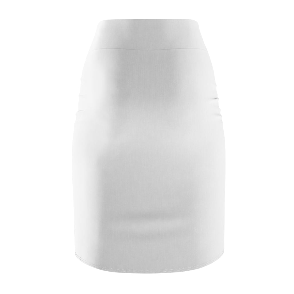 Moonlit Mountain Pencil Skirt — Nightscape Graphic AOP