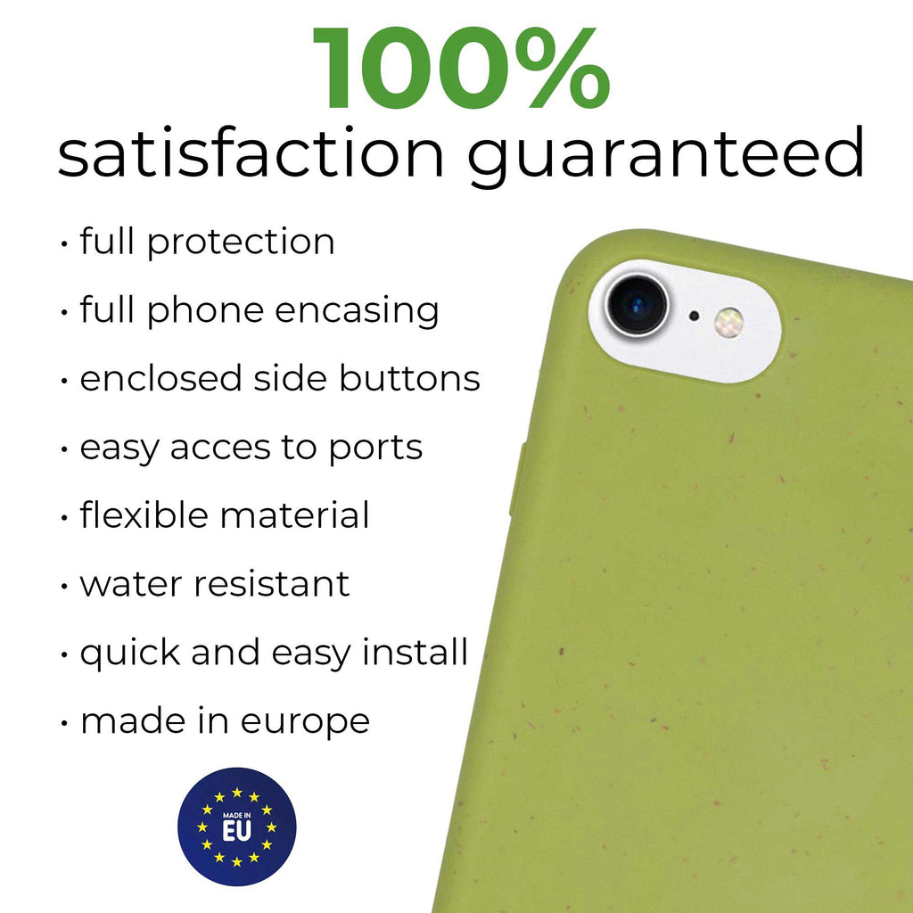 Biodegradable Personalized Phone Case - Apple Green