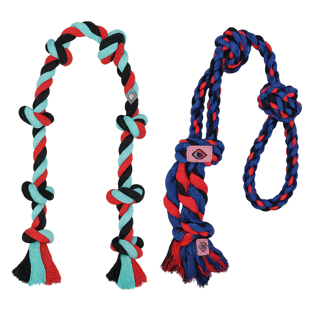 2-Pack Dog Rope Toys – Durable Chew & Tug Set for Active Pets
